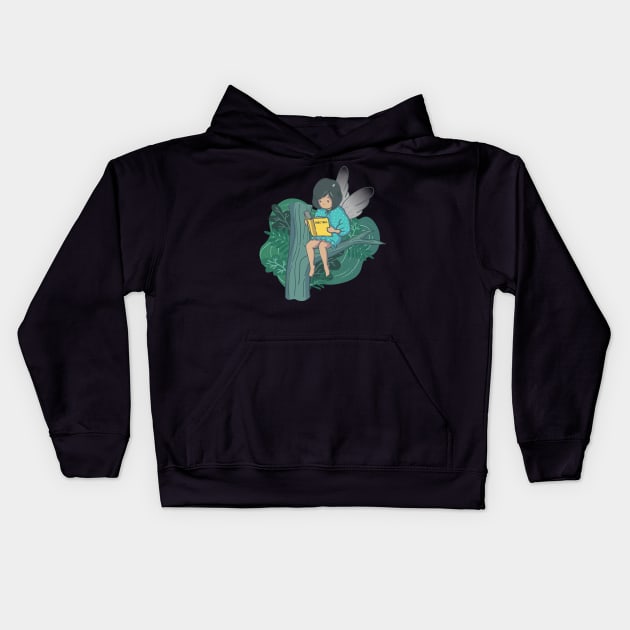 Fairy Tale Kids Hoodie by Gernatatiti